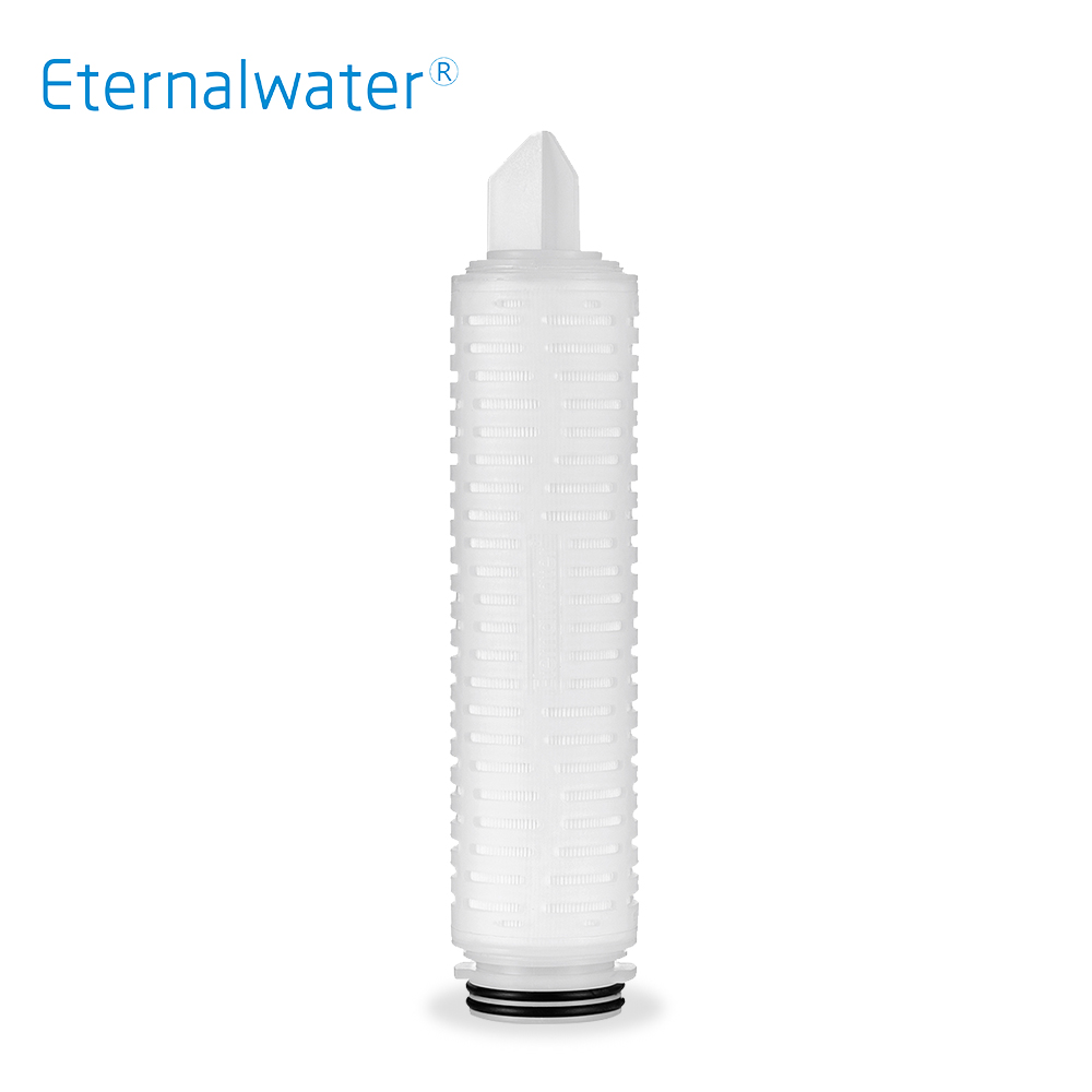 High-removal rating polypropylene (PP) pleated filter cartridge