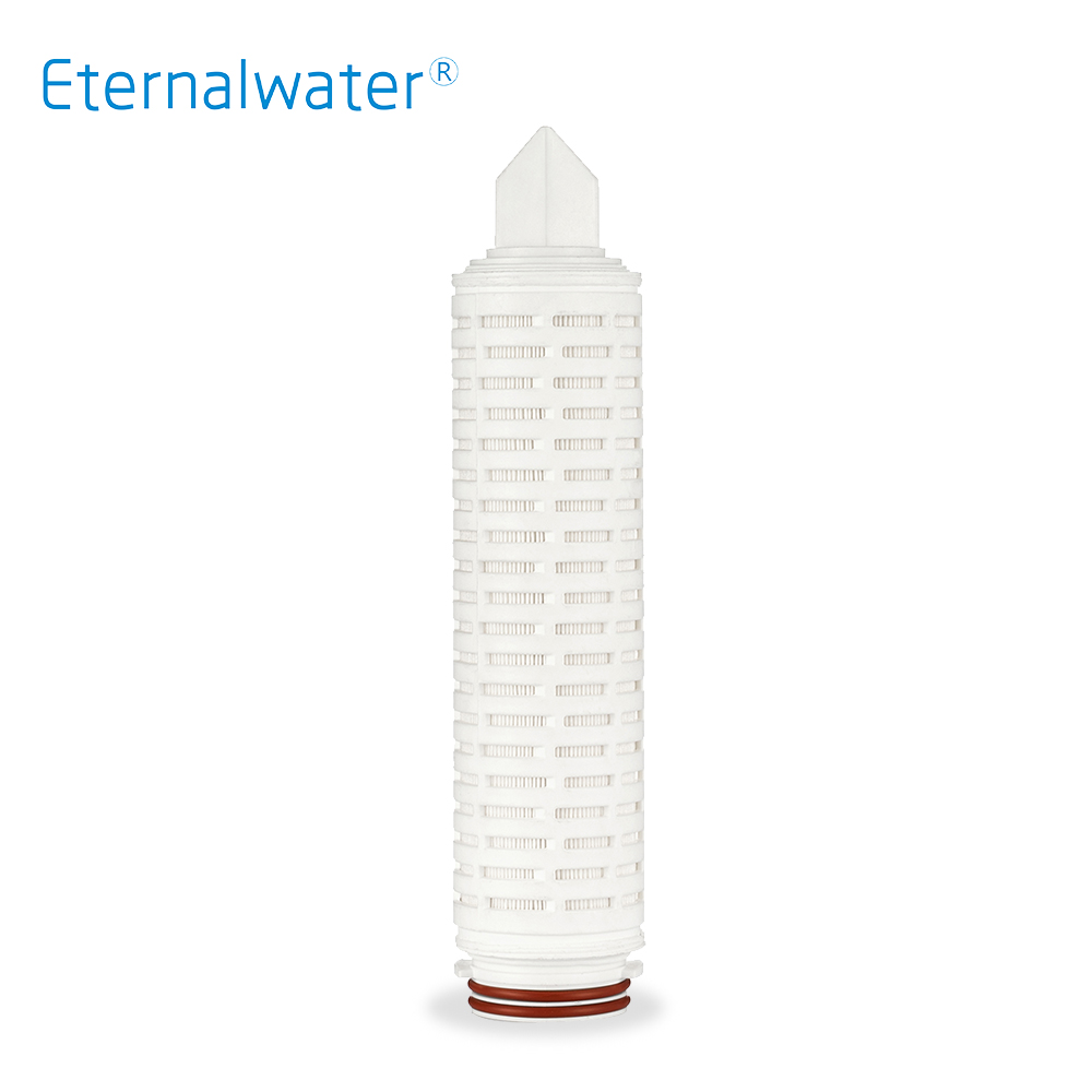 Ultra-high dirt holding capacity multi-layer gradient pleated filter cartridge (PP)