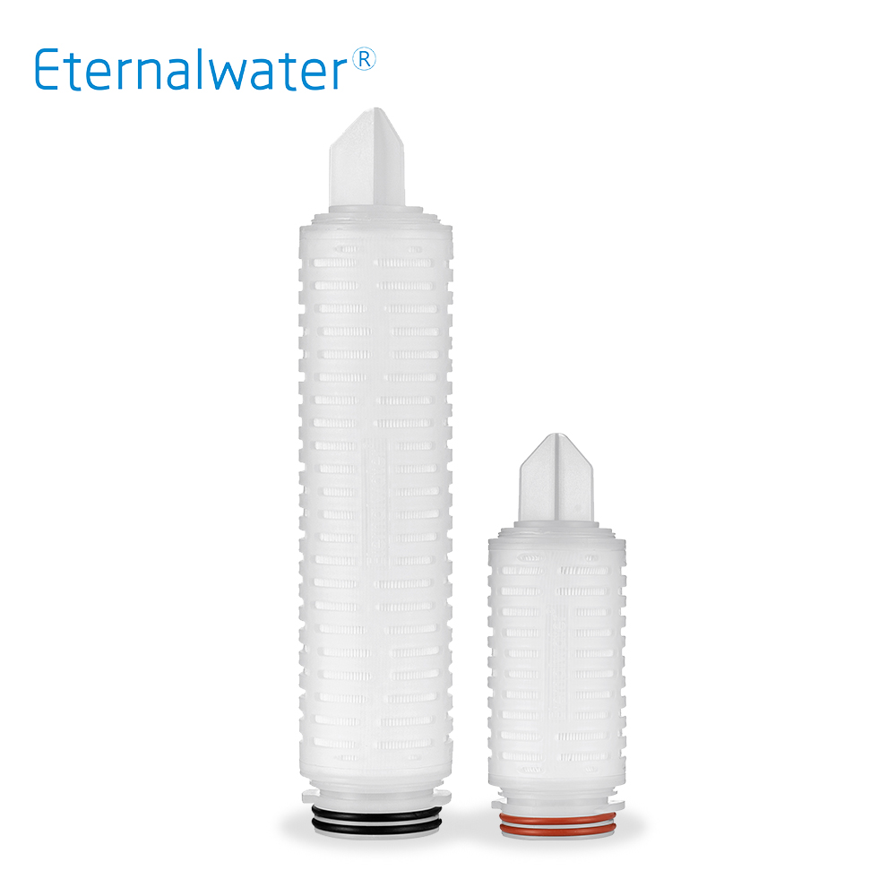 Relative removal rating polypropylene (PP) fiber membrane pleated filter cartridge